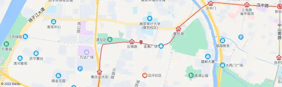 南京茶亭东街_公交站地图_南京公交_妙搜公交查询2025