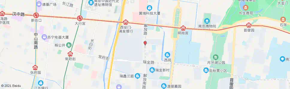 南京瑞金北村_公交站地图_南京公交_妙搜公交查询2025