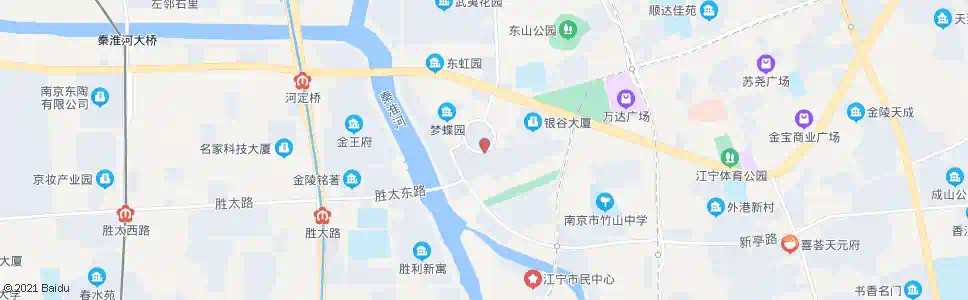 南京明月花园_公交站地图_南京公交_妙搜公交查询2025