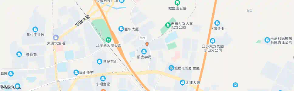 南京万安北路_公交站地图_南京公交_妙搜公交查询2025