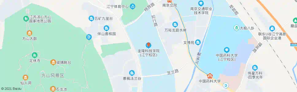 南京金陵科技学院_公交站地图_南京公交_妙搜公交查询2025