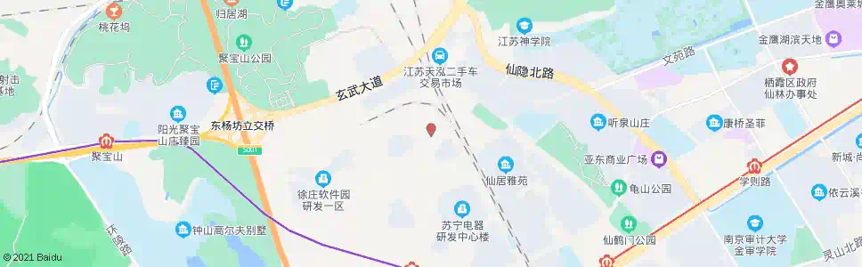 南京研发二区_公交站地图_南京公交_妙搜公交查询2025