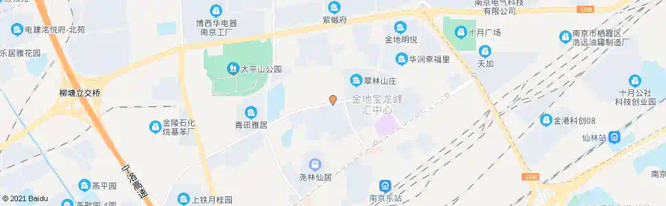 南京金尧路中_公交站地图_南京公交_妙搜公交查询2025