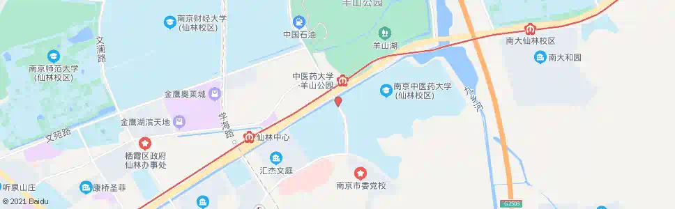 南京学原路中医药大学_公交站地图_南京公交_妙搜公交查询2025