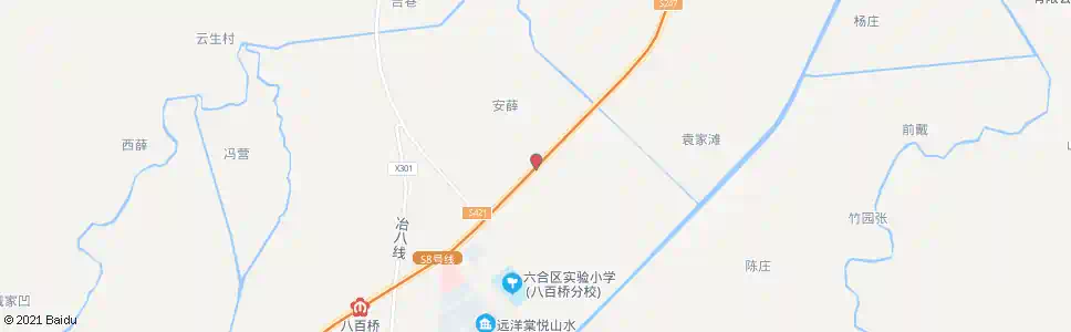 南京金江公路庵薛路_公交站地图_南京公交_妙搜公交查询2025