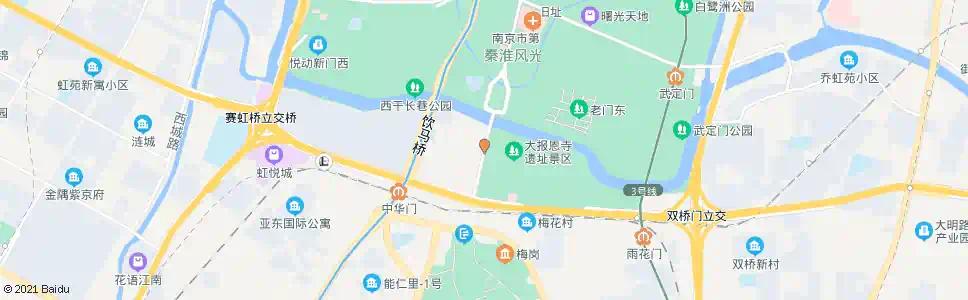 南京大报恩寺遗址公园(建初寺)_公交站地图_南京公交_妙搜公交查询2025