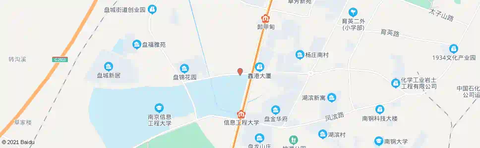 南京大厂杨庄西_公交站地图_南京公交_妙搜公交查询2025