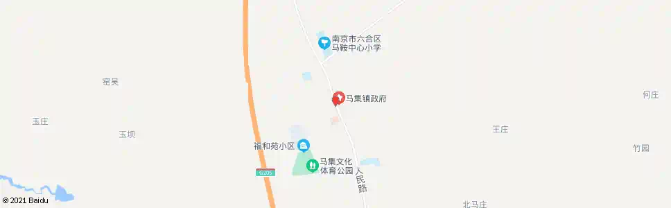 南京马集_公交站地图_南京公交_妙搜公交查询2025