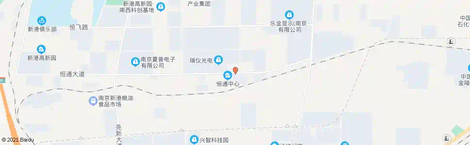 南京新港南理工科技园_公交站地图_南京公交_妙搜公交查询2025