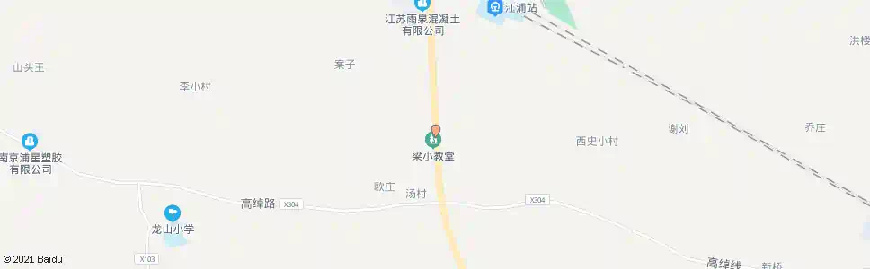 南京梁小南_公交站地图_南京公交_妙搜公交查询2025