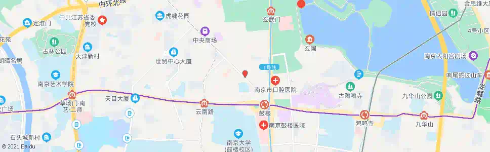 南京湖北路_公交站地图_南京公交_妙搜公交查询2025