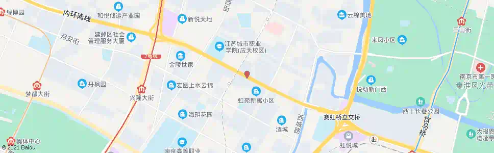 南京应天大街黄山路_公交站地图_南京公交_妙搜公交查询2025