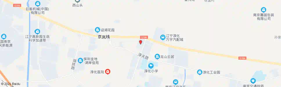 南京江宁建材市场_公交站地图_南京公交_妙搜公交查询2025