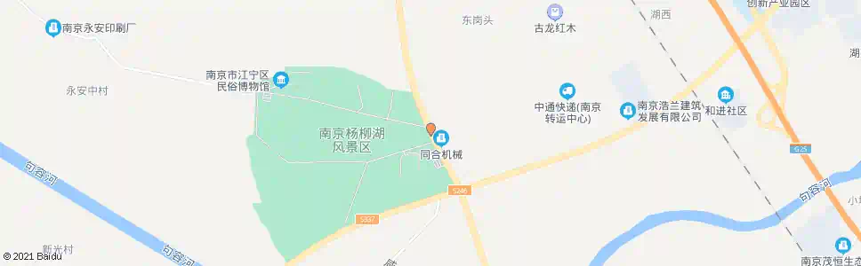 南京杨柳湖_公交站地图_南京公交_妙搜公交查询2025