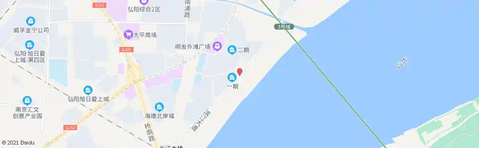 南京滨江大道明浦路_公交站地图_南京公交_妙搜公交查询2025