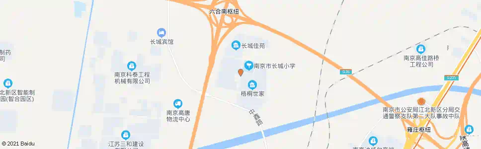南京长城新苑_公交站地图_南京公交_妙搜公交查询2025