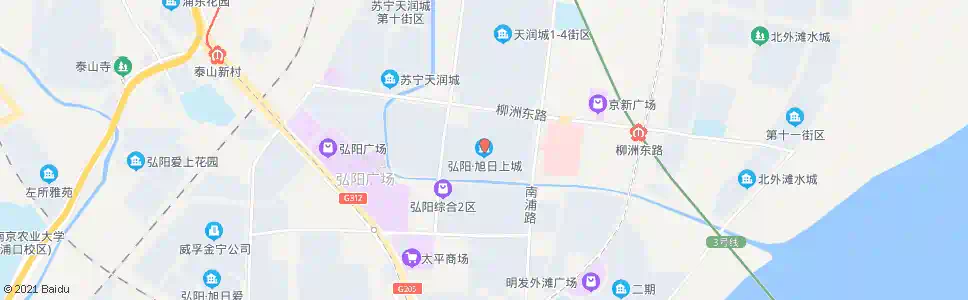 南京旭日上城_公交站地图_南京公交_妙搜公交查询2025