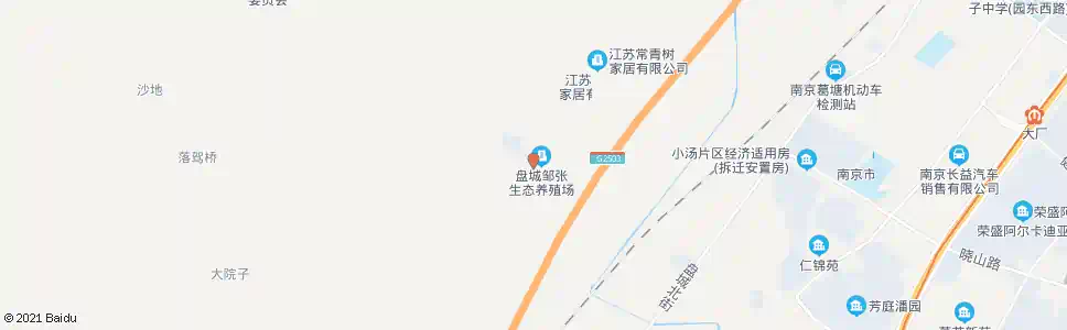 南京新湖大道北站_公交站地图_南京公交_妙搜公交查询2025