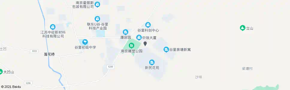 南京谷里卫生院_公交站地图_南京公交_妙搜公交查询2025