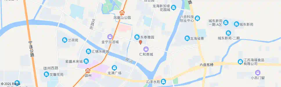 南京泰山路白果路_公交站地图_南京公交_妙搜公交查询2025