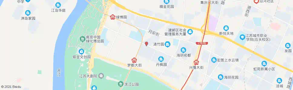 南京兴隆大街华山路_公交站地图_南京公交_妙搜公交查询2025