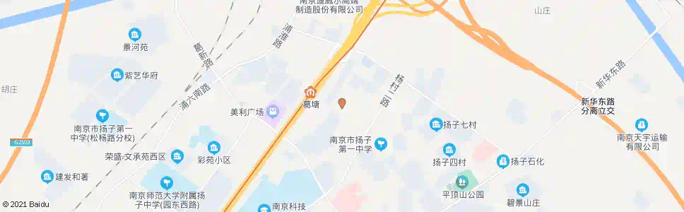 南京扬子十七村_公交站地图_南京公交_妙搜公交查询2025