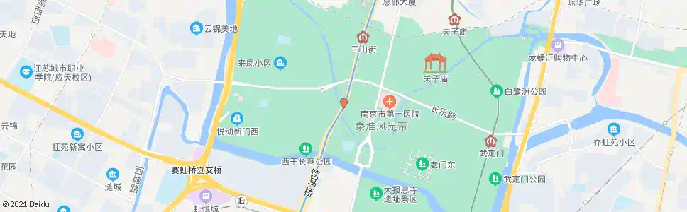 南京钓鱼台_公交站地图_南京公交_妙搜公交查询2025