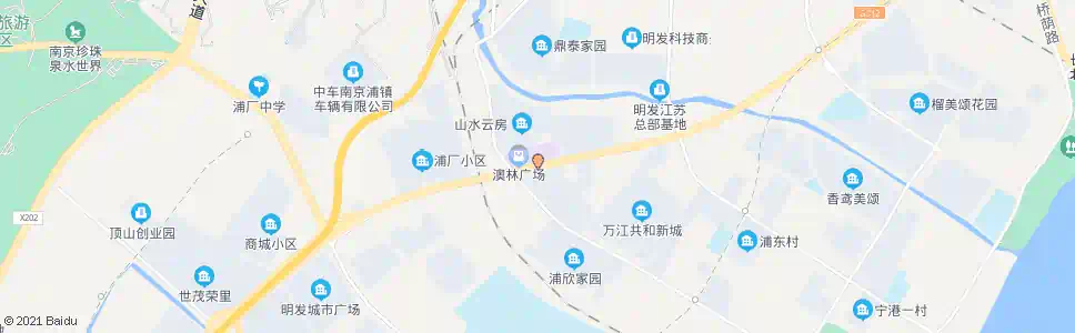 南京浦六路浦珠北路_公交站地图_南京公交_妙搜公交查询2025