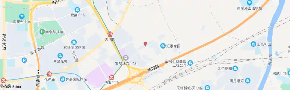南京汇景家园景文苑_公交站地图_南京公交_妙搜公交查询2025