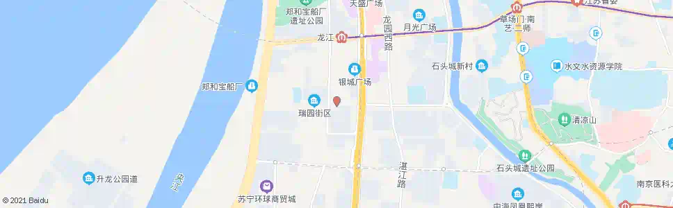 南京漓江路_公交站地图_南京公交_妙搜公交查询2025
