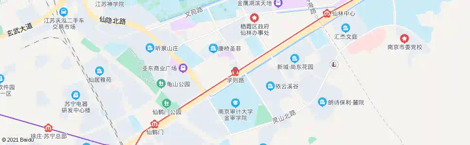 南京学则路站_公交站地图_南京公交_妙搜公交查询2025