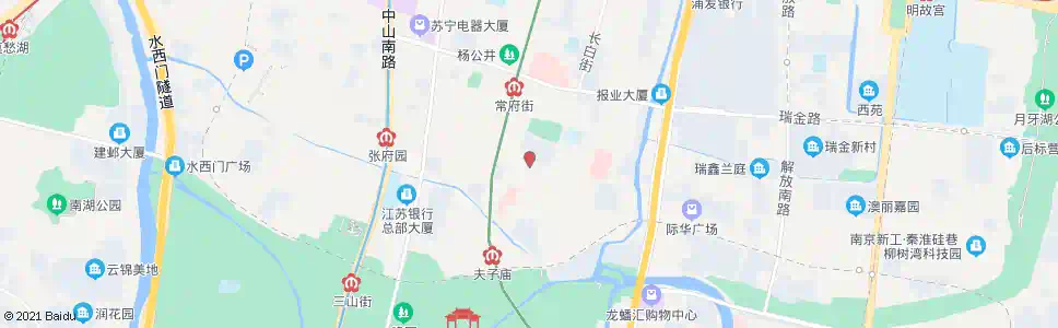 南京三高中(北门)_公交站地图_南京公交_妙搜公交查询2025