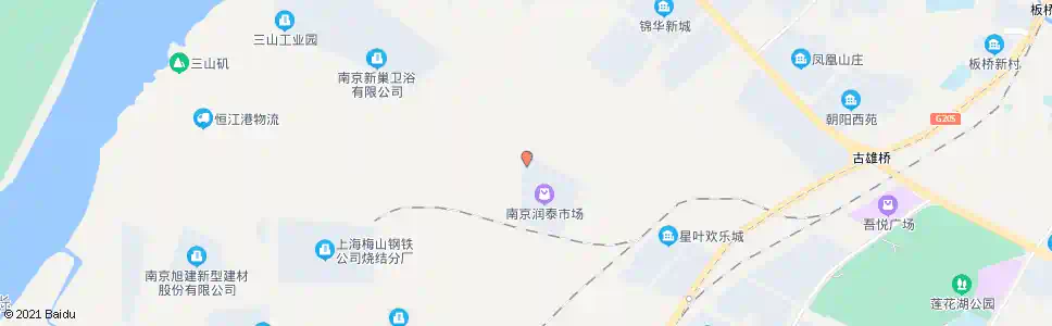 南京润泰市场_公交站地图_南京公交_妙搜公交查询2025