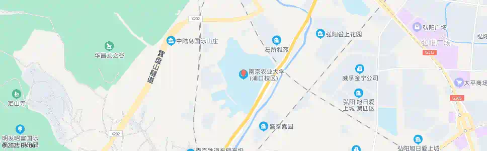 南京南农大浦口校区_公交站地图_南京公交_妙搜公交查询2025