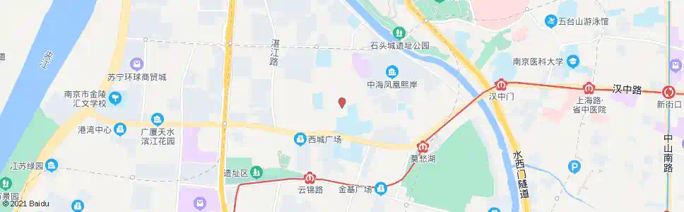 南京鱼苗塘_公交站地图_南京公交_妙搜公交查询2025