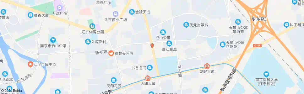 南京天印大道新亭路_公交站地图_南京公交_妙搜公交查询2025