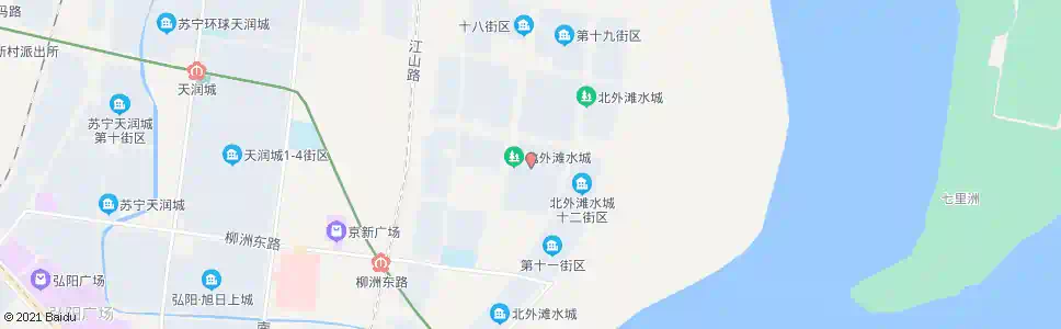 南京威尼斯水城十街区北_公交站地图_南京公交_妙搜公交查询2025