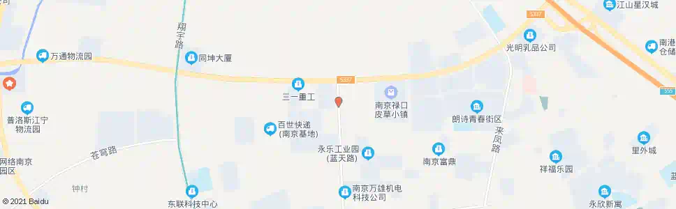 南京燕湖路北_公交站地图_南京公交_妙搜公交查询2025