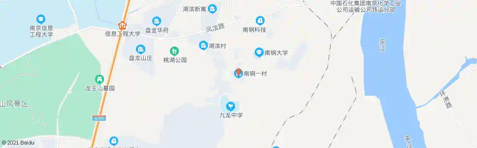 南京南钢一村_公交站地图_南京公交_妙搜公交查询2025