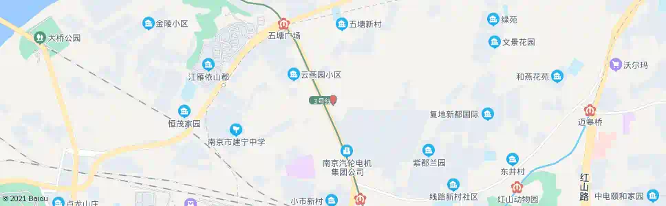 南京北崮山西站_公交站地图_南京公交_妙搜公交查询2025