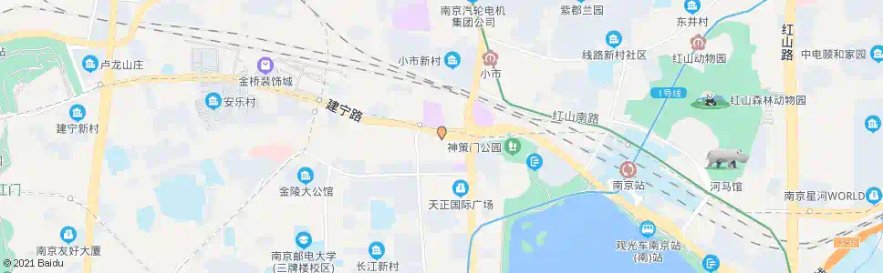 南京长安集团_公交站地图_南京公交_妙搜公交查询2025
