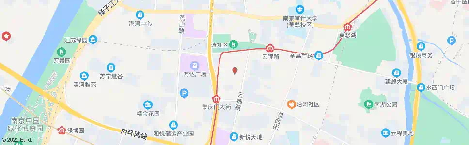 南京福园街_公交站地图_南京公交_妙搜公交查询2025