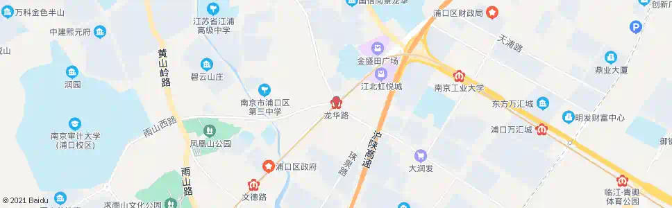 南京龙华路站_公交站地图_南京公交_妙搜公交查询2025