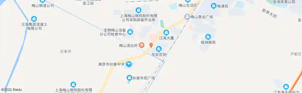 南京永安花苑_公交站地图_南京公交_妙搜公交查询2025