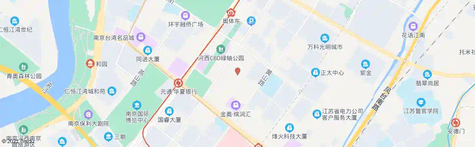 南京富春江东街西_公交站地图_南京公交_妙搜公交查询2025