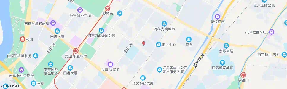 南京嵩山路奥体大街_公交站地图_南京公交_妙搜公交查询2025