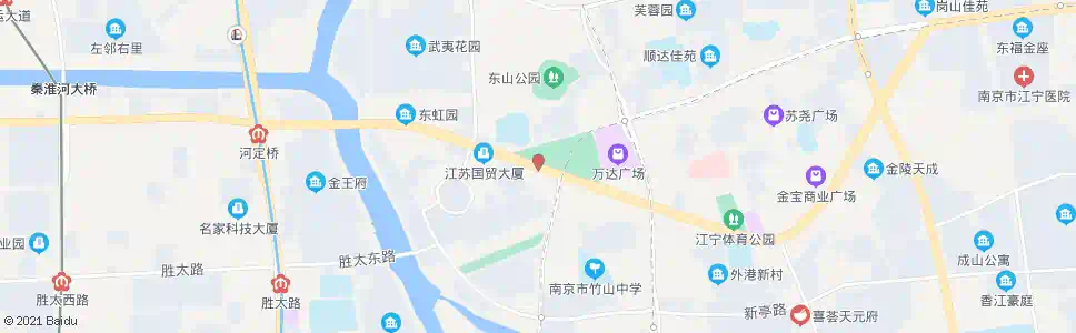 南京江宁商城_公交站地图_南京公交_妙搜公交查询2025
