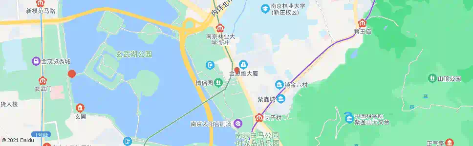 南京锁金村_公交站地图_南京公交_妙搜公交查询2025