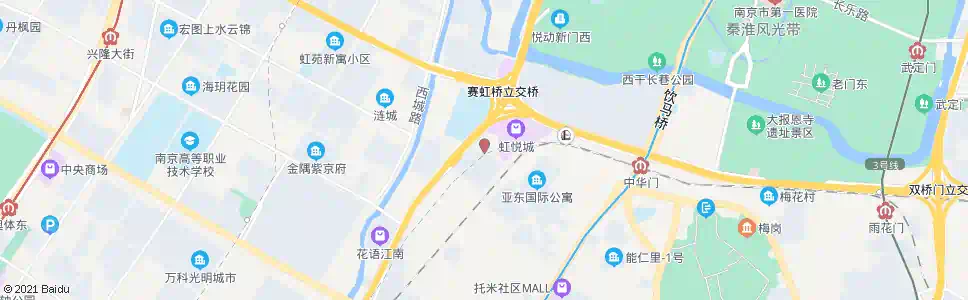 南京西云村北_公交站地图_南京公交_妙搜公交查询2025