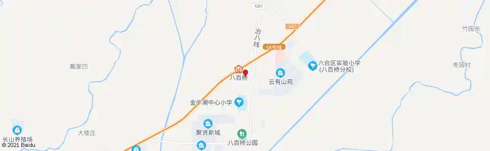 南京宁天城际八百桥_公交站地图_南京公交_妙搜公交查询2025